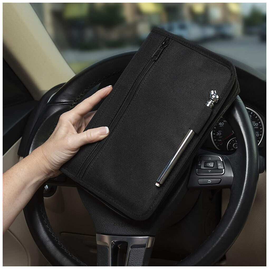Document Holder Stand - Universal Car Multipockets Storage Folder Bag