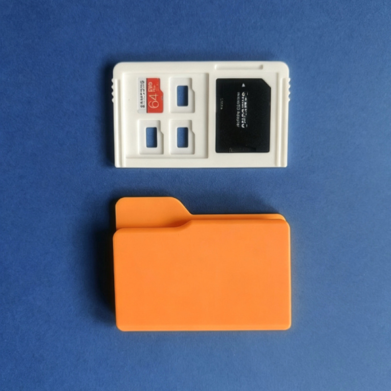 Orange Plastic SD/TF Card Stor - Document Scanner Portable review and price