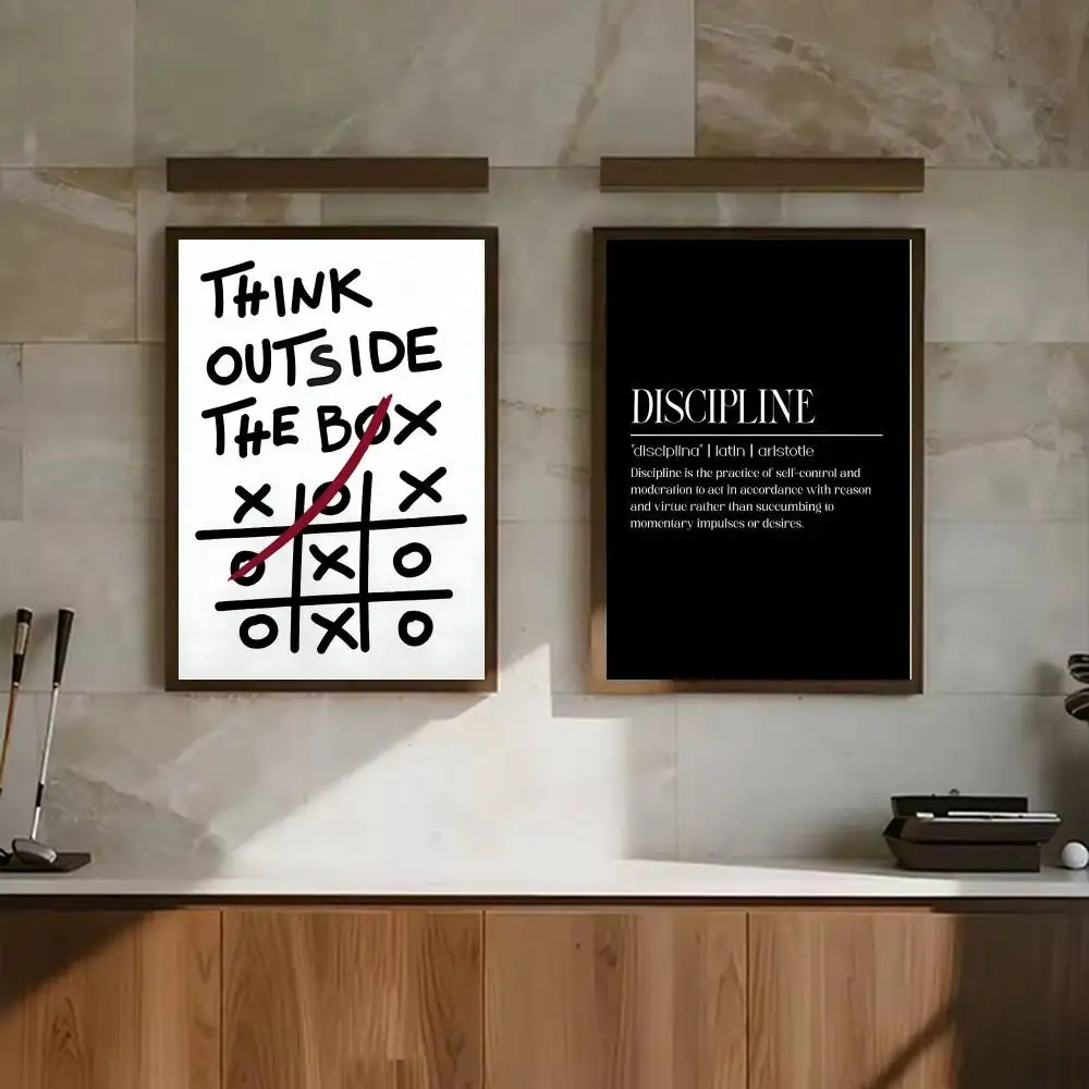 Black White Inspirational Text - Home Office Room Inspiration review and price