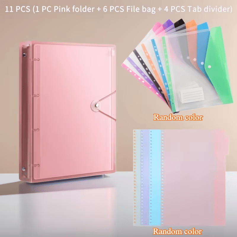 11Pcs A4 Loose Leaf Folder Set - Document Scanner Portable review and price