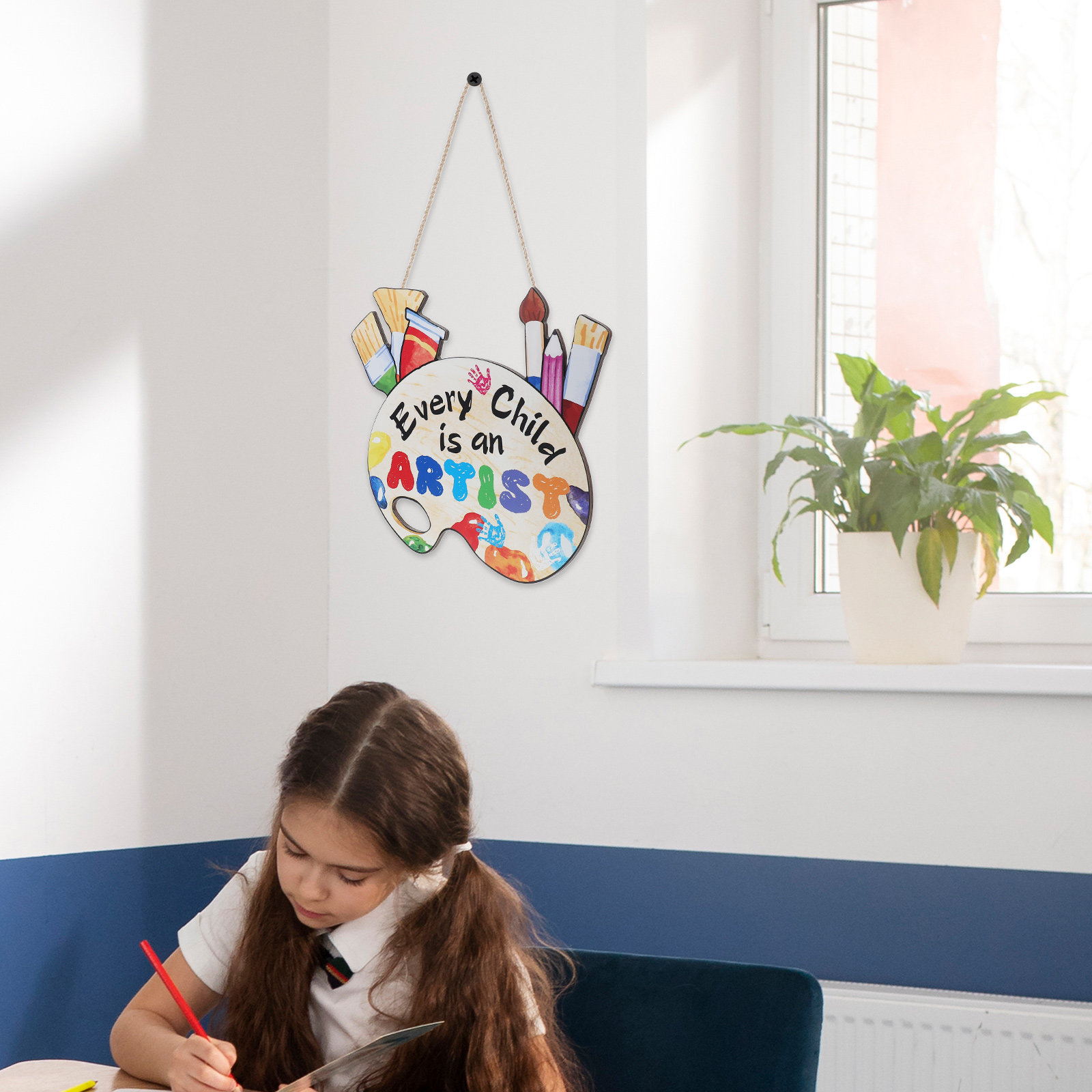 Wooden Classroom Wall Sign – C - Home Office Or review and price
