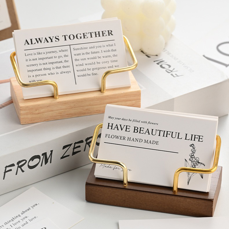 Wooden Business Card Holder Me - Document Holder Stand review and price