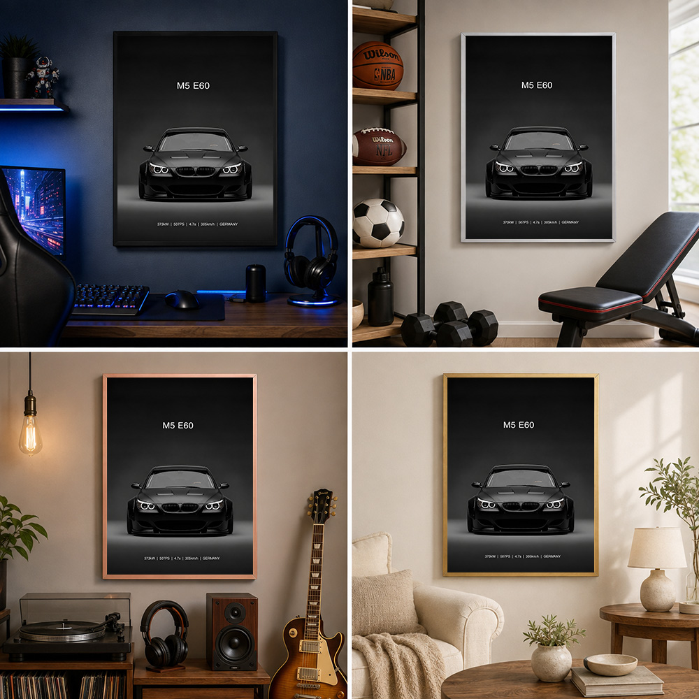 German M5 E60 Black Car Metal  - Home Office Or review and price
