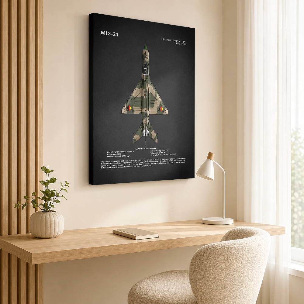 MiG21 Fighter Aircraft Gallery - Home Office Layout review and price