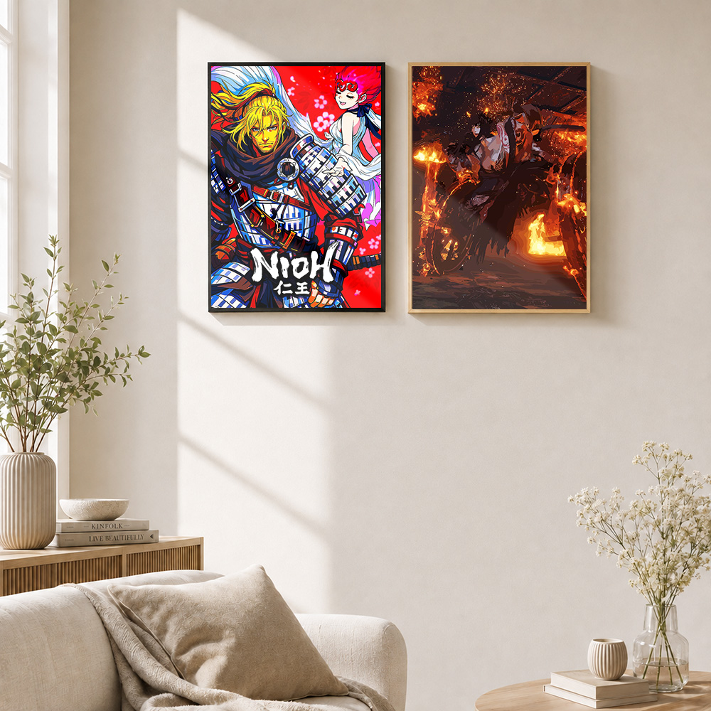 Nioh Metal Posters With Alumin - Home Office Room Inspiration review and price