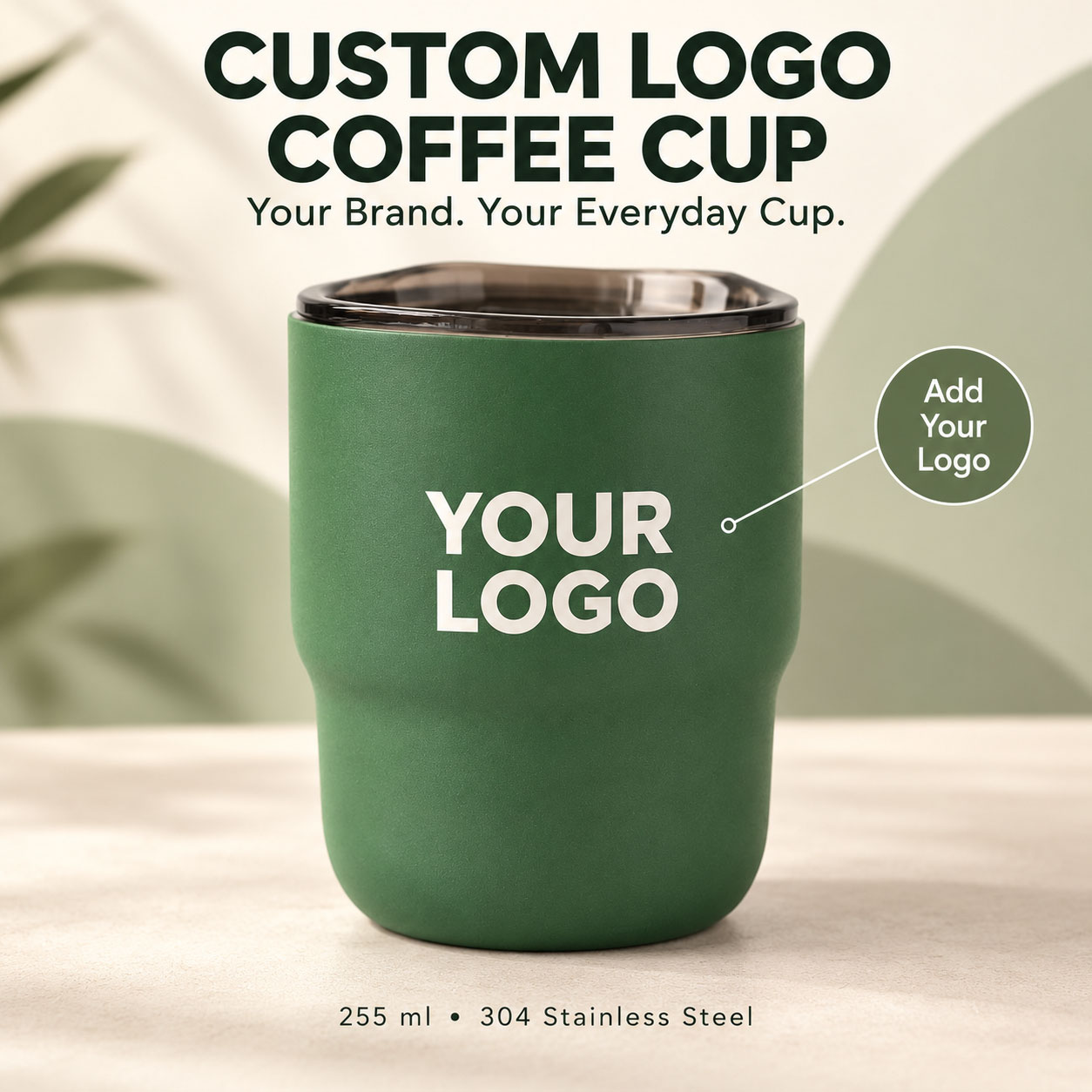 Custom Coffee Cup with Lid Per - Home Office Logo review and price