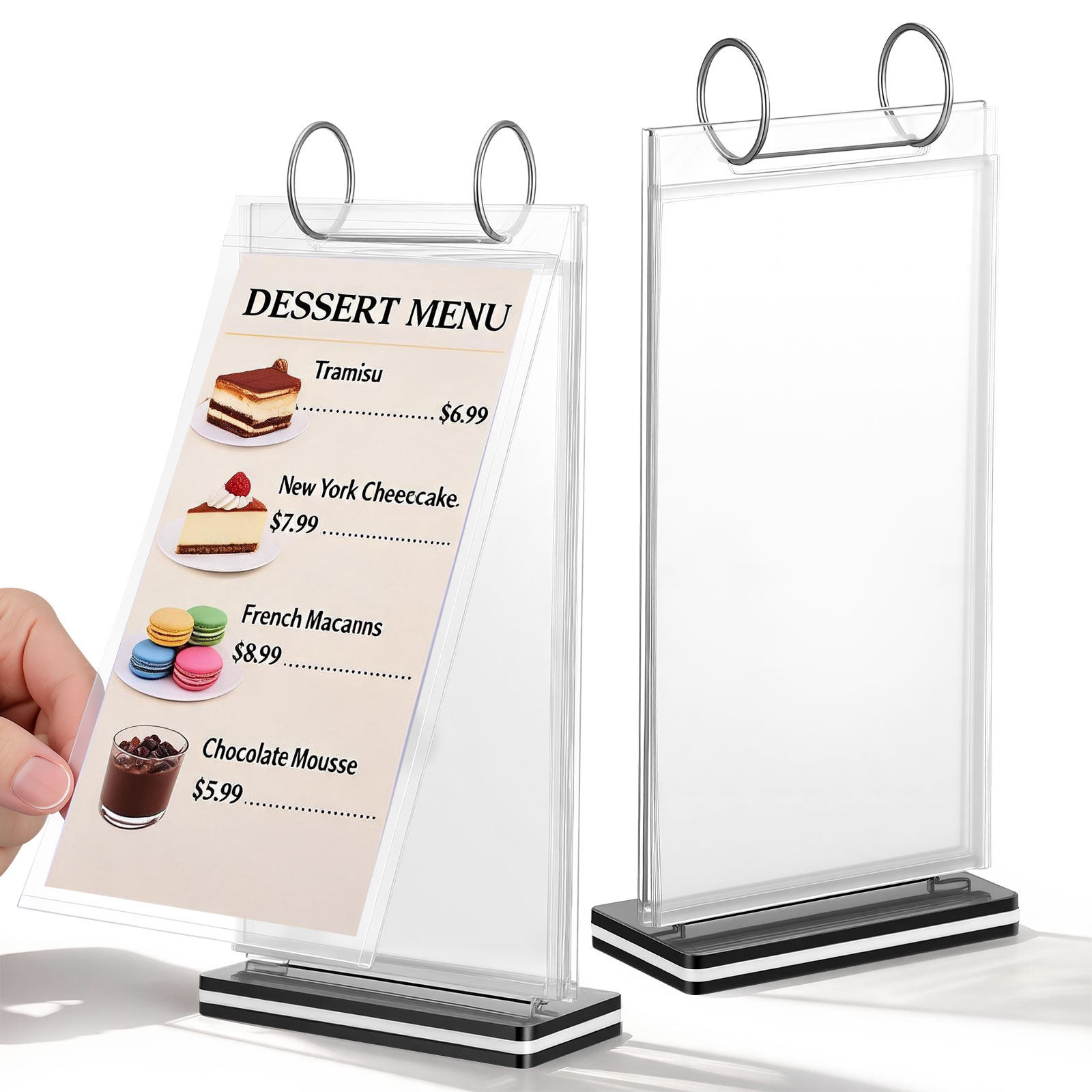 2Pcs Flip Display Menu Stand S - Document Holder Stand review and price