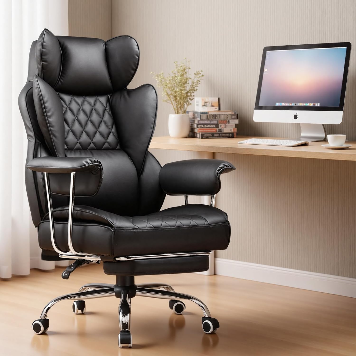Big and Tall Office Chair with - Ergonomic Office Chair review and price